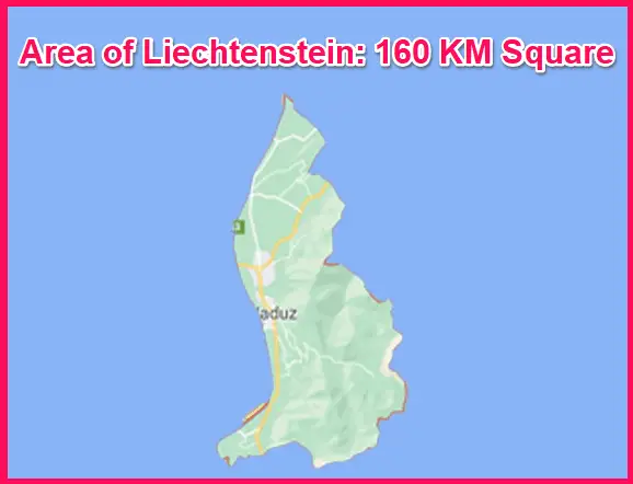 Area of Liechtenstein compared to Cyprus
