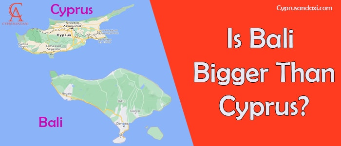 Is Bali bigger than Cyprus