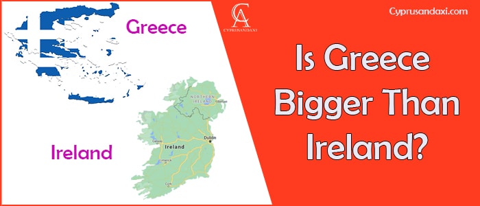 Is Greece Bigger Than Ireland