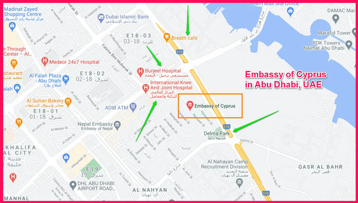 Embassy of Cyprus Abu Dhabi