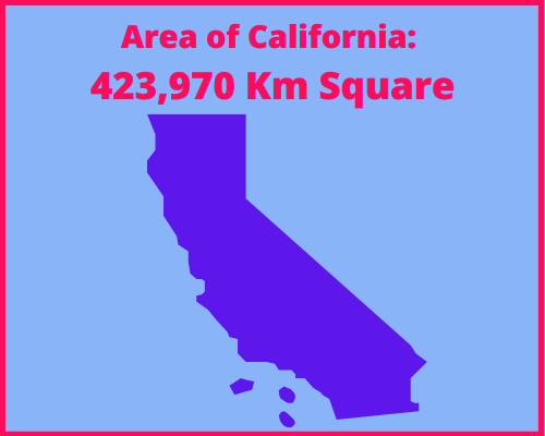 Area of California compared to Poland