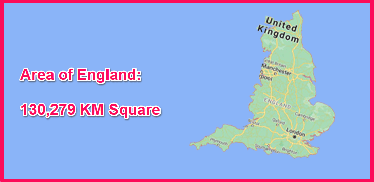 Area of England compared to Poland