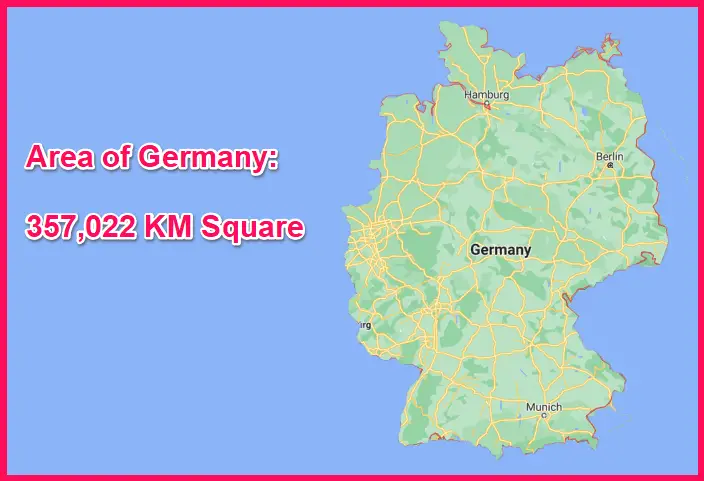 Area of Germany compared to Poland