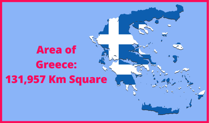Area of Greece Compared to Lebanon