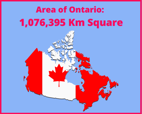 Area of Ontario compared to Poland