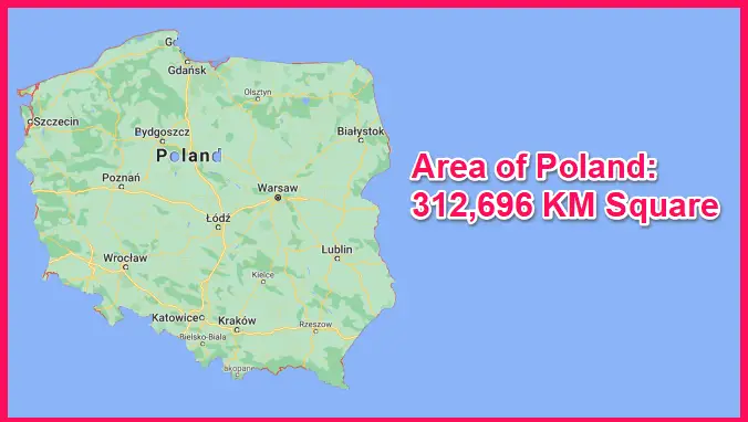 Area of Poland compared to Ethiopia