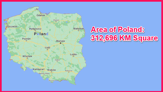 Area of Poland compared to Finland