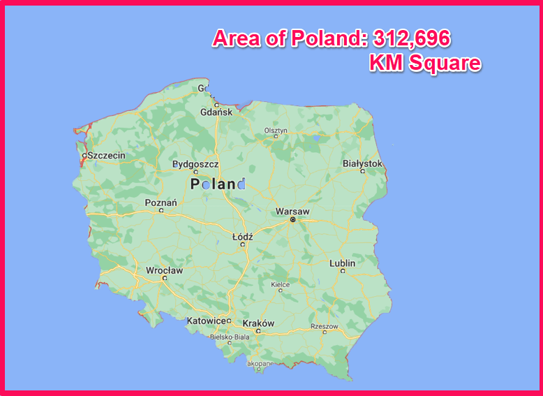 Area of Poland compared to Honduras