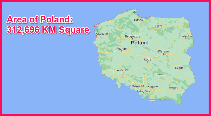 Area of Poland compared to Jordan