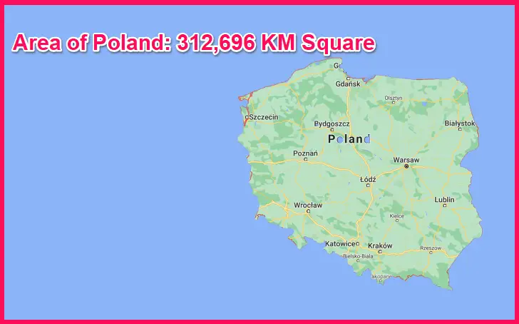 Area of Poland compared to Scotland