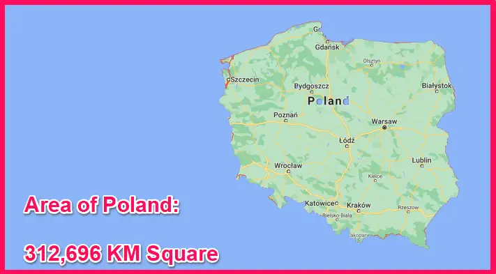 Area of Poland compared to Tanzania