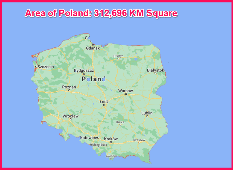 Area of Poland compared to Turkey