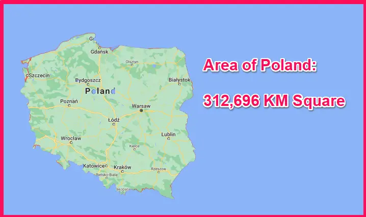 Area of Poland compared to Zambia