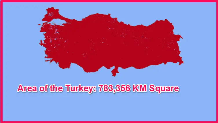 Area of Turkey compared to Poland