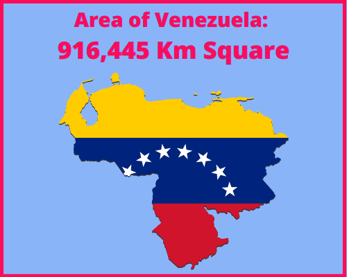 Area of Venezuela compared to Cyprus