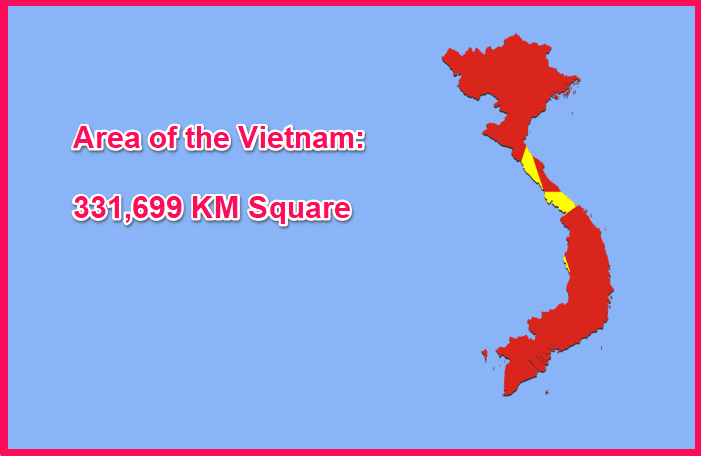 Area of Vietnam compared to Poland