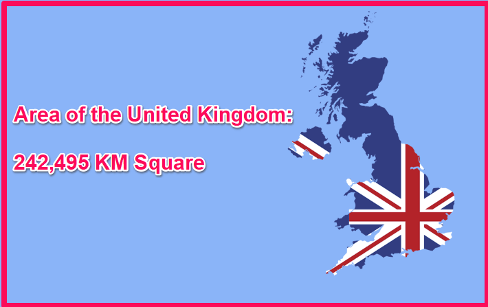 Area of the United Kingdom compared to Poland