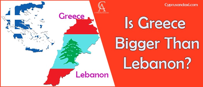Is Greece Bigger Lebanon