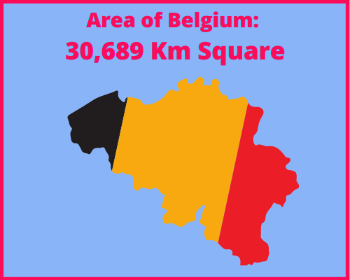 Area of Belgium compared to Portugal