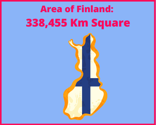 Area of Finland compared to Portugal