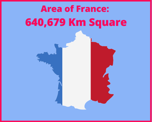 Area of France compared to Portugal
