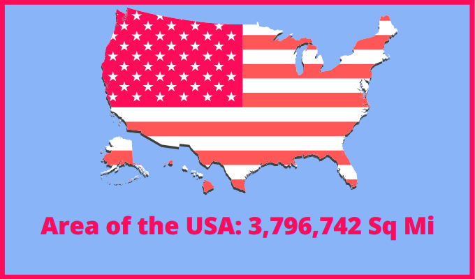 Area of the USA compared to Amazon Rainforest