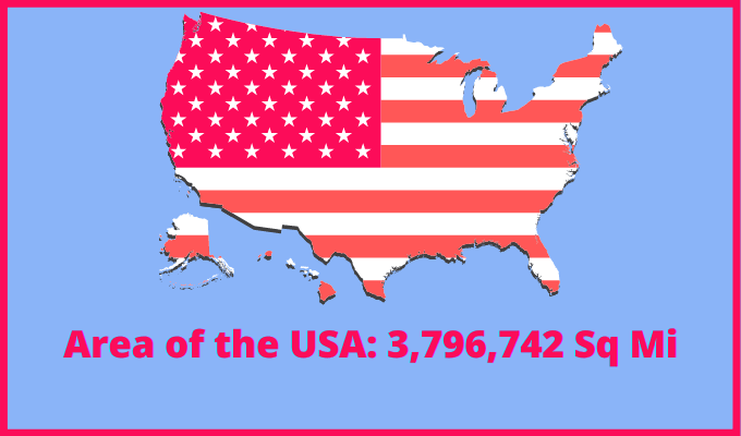 Area of the USA compared to Somalia