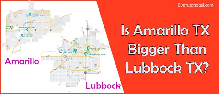 Is Amarillo Texas Bigger than Lubbock Texas