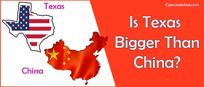 Is Texas Bigger than China