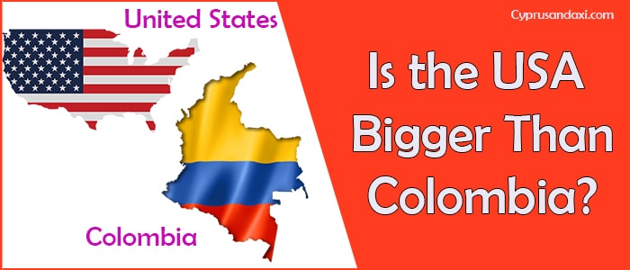 Is the United States of America Bigger Than Colombia