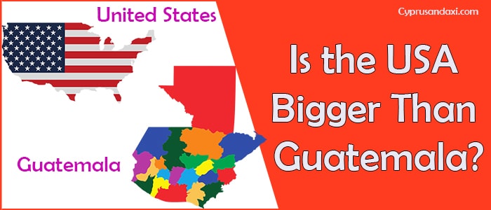 Is the United States of America Bigger Than Guatemala