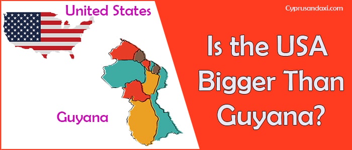 Is the United States of America Bigger Than Guyana