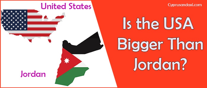 Is the United States of America Bigger Than Jordan