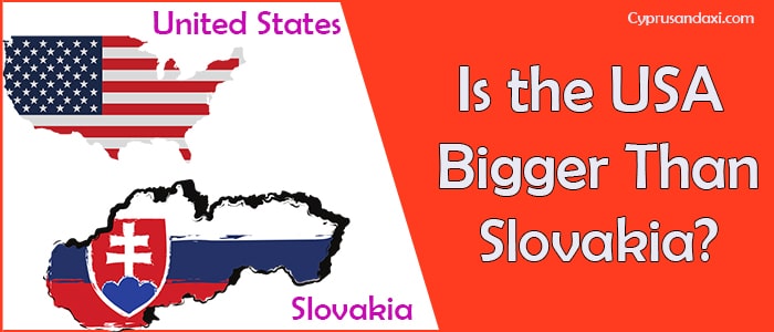 Is the United States of America Bigger Than Slovakia