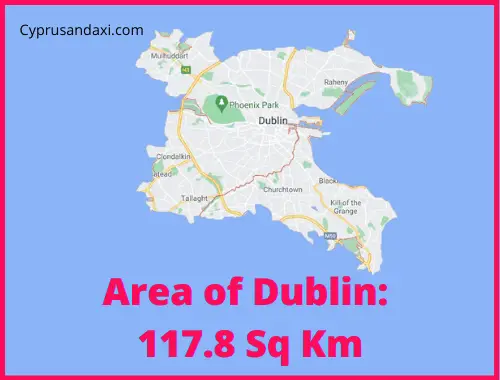 Area of Dublin compared to Sardinia