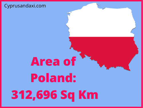 Area of Poland compared to Sicily