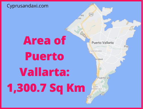 Area of Puerto Vallarta compared to Tenerife