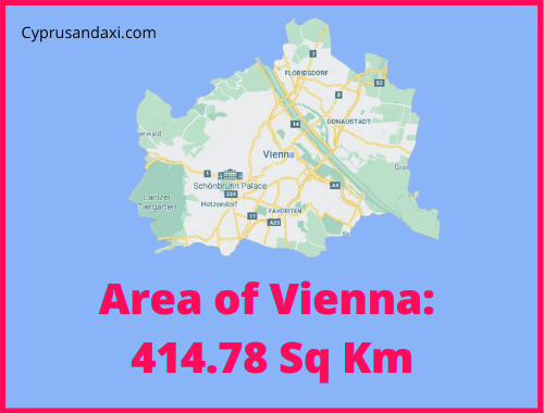 Area of Vienna compared to Sardinia