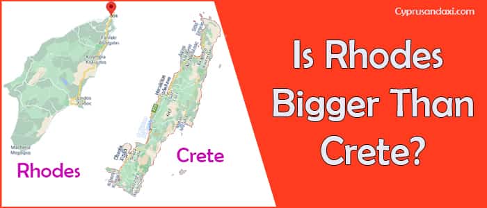 Is Rhodes bigger than Crete