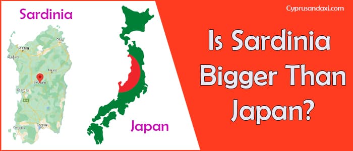 Is Sardinia Bigger Than Japan
