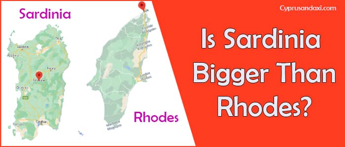 Is Sardinia Bigger Than Rhodes