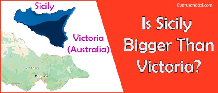 Is Sicily bigger than Victoria