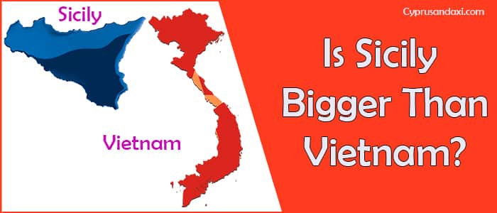 Is Sicily bigger than Vietnam