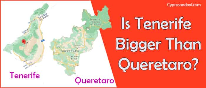 Is Tenerife bigger than Queretaro