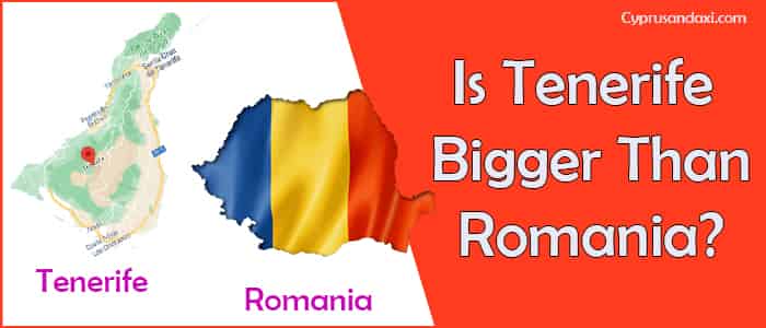 Is Tenerife bigger than Romania