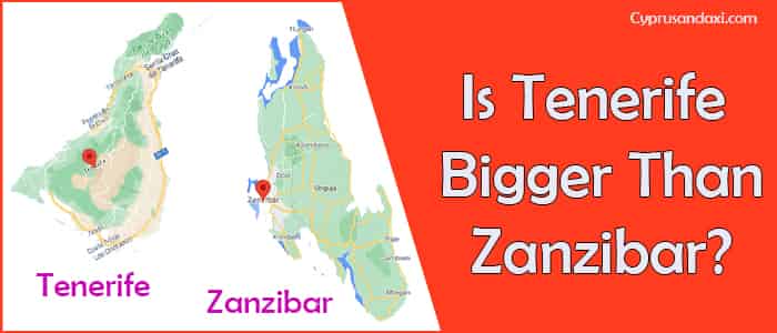 Is Tenerife bigger than Zanzibar