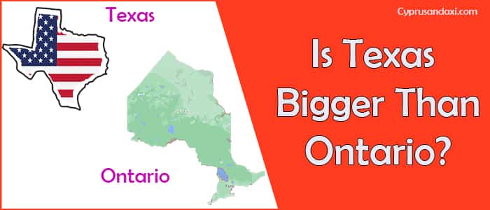 Is Texas Bigger than Ontario