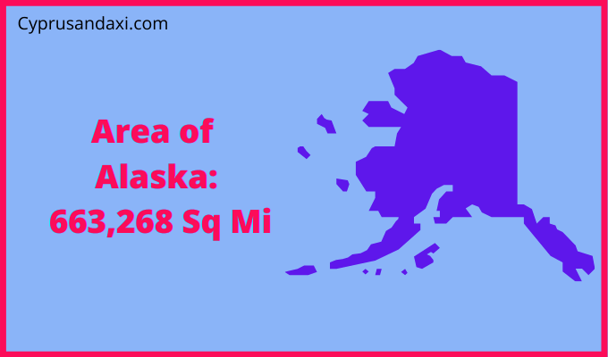 Area of Alaska compared to Australia