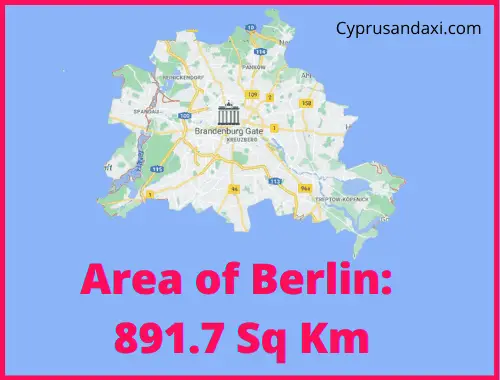 Area of Berlin compared to Malta