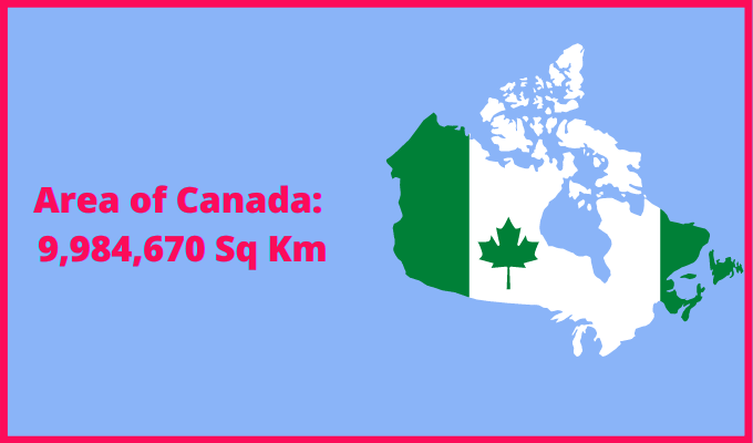 Area of Canada compared to Monaco